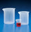 Globe Scientific Polypropylene Graduated Beaker - BEAKER, PP, MOLDED GRADUATION, 2000ML, 4/CS - 601809