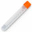 Globe Scientific 5 mL Sample Tubes with Graduations - Polypropylene Sample Tube with External Threads, White Graduations and Marking Area, Round Bottom, 5 mL - 6058