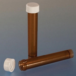 Globe Scientific Inc 10 mL Self-Standing Transport Tube - TUBE, TRANSPORT, SCREW CAP, AMB, PP, SS, 10ML - 6102AM