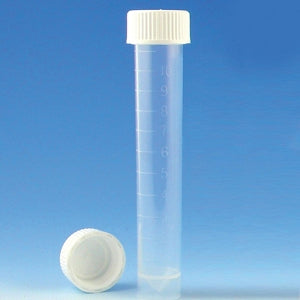 Globe Scientific Inc 10 mL Self-Standing Transport Tube - TUBE, TRANSPORT, SCREW CAP, BLU, PP, SS, 10ML - 6102B