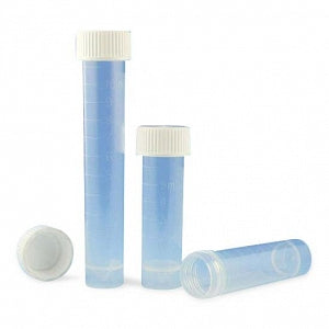 Globe Scientific Inc 10 mL Self-Standing Transport Tube - TUBE, TRANSPORT, SCREW CAP, YLW, PP, SS, 10ML - 6102Y