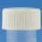 Globe Scientific Screw Caps - Screw Cap for 5 mL/10 mL Transport Tubes, White - 6123