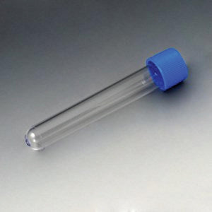 Globe Scientific Tubes with Screw Cap - TUBE, SCREW CAP, 16X100MM(10ML), PS - 6150