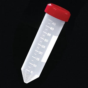 Globe Scientific 50 mL Graduated Centrifuge Tubes - 50mL Graduated Centrifuge Tube with Cap, Polypropylene - 6240