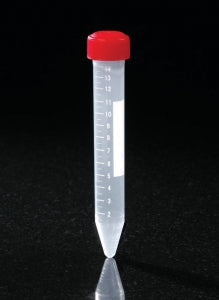 Globe Scientific Graduated 15 mL PP Centrifuge Tubes - TUBE, CENTRIFUGE, W/CAP, PP, ST, 15ML - 6269