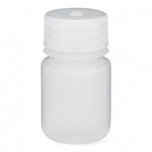 Globe Scientific Inc Diamond RealSeal Clear Wide Mouth Round Polypropylene Bottles - Diamond RealSeal Wide Mouth Round Polypropylene Bottle with Polypropylene Cap, 30 mL - 7000030