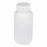 Globe Scientific Inc Diamond RealSeal Clear Wide Mouth Round Polypropylene Bottles - Diamond RealSeal Wide Mouth Round Polypropylene Bottle with Polypropylene Cap, 250 mL - 7000250