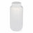 Globe Scientific Inc Diamond RealSeal Clear Wide Mouth Round Polypropylene Bottles - Diamond RealSeal Wide Mouth Round Polypropylene Bottle with Polypropylene Cap, 1000 mL - 7001000