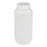 Globe Scientific Inc Diamond RealSeal Wide-Mouth Round HDPE Bottles with PP Closure - Diamond RealSeal Wide Mouth Round HDPE Bottle with Polypropylene Closure, 1000 mL - 7011000