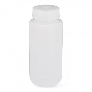 Globe Scientific Inc Diamond RealSeal Wide Mouth Round LDPE Bottles - Diamond RealSeal Wide Mouth Round LDPE Bottle with Polypropylene Closure, 500 mL - 7020500