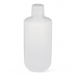 Globe Scientific Inc Diamond RealSeal Narrow Mouth Boston Round Polypropylene Bottles - Diamond RealSeal Clear Narrow Mouth Boston Round Polypropylene Bottle with Polypropylene Closure, 1000 mL - 7051000