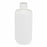 Globe Scientific Inc Diamond RealSeal Narrow Mouth Boston Round HDPE Bottles - Diamond RealSeal Translucent Narrow Mouth Boston Round HDPE Bottle with Polypropylene Closure, 500 mL - 7060500