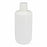 Globe Scientific Inc Diamond RealSeal Narrow Mouth Boston Round HDPE Bottles - Diamond RealSeal Translucent Narrow Mouth Boston Round HDPE Bottle with Polypropylene Closure, 1000 mL - 7061000