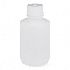 Globe Scientific Inc Diamond RealSeal Clear Narrow Mouth Boston Round LDPE Bottles - Diamond RealSeal Clear Narrow Mouth Boston Round LDPE Bottle with Polypropylene Closure, 125 mL - 7070125