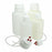 Globe Scientific Vacuum Bottles and Aseptic Transfer Caps - BOTTLE, VACUUM, PP, SCREW PP CAP, 2 L, 6/CS - 7082000