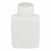 Globe Scientific Inc Diamond RealSeal Wide Mouth Rectangular HDPE Bottles - Diamond RealSeal Wide Mouth Rectangular HDPE Bottle with Polypropylene Cap, 250 mL - 7100250