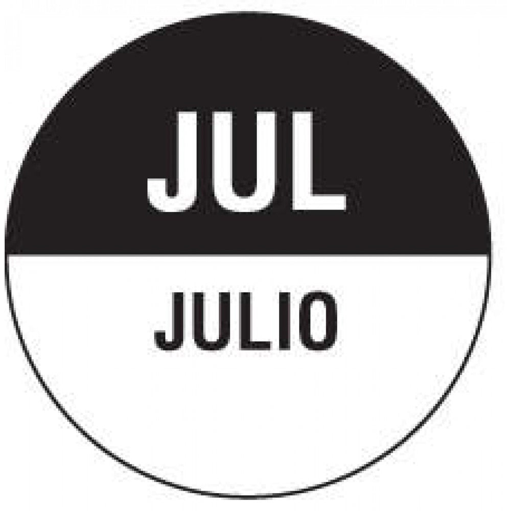 Label Paper Permanent Jul Julio White And Black 1000 Per Roll