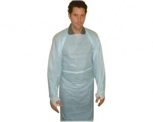 AMD-Ritmed Isolation Gowns - Impervious Gown with Thumb Loop, Blue, Size Regular - 8025