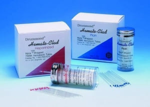 Drummond Scientific Plasticrit Plastic Hematocrit Tubes - PLASTIC HCT, HEPARIN, 75MM - 8-000-7520-H/5