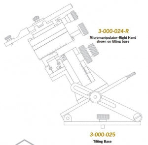 Drummond Scientific Nanoject II Accessories - MICROMANIPULATOR MM33, RIGHT, W/1/2" CLAMP - 3-000-024-R