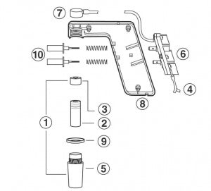 Drummond Scientific Pipet-Aid Replacement Parts - Standard Nosepiece, Complete - 4-000-001