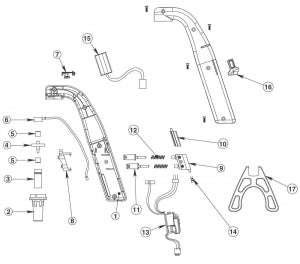 Drummond Scientific EZ Grip Colored Nosepiece Housings - EZ GRIP TC NOSEPIECE, RED - 4-000-079-R