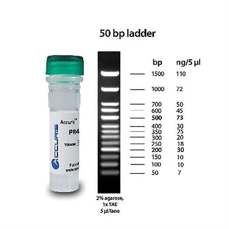 Accuris SmartCheck 50bp DNA Ladder 500ul/100 lanes