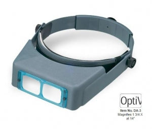 Donegan Optical Company OptiVISOR LX Headband Magnifier - OptiVISOR Magnifier with 13" Focal Length and 1.75x Magnification - DA-3