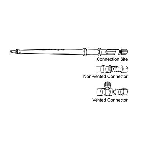 Medtronic USA DLP Straight Tip Arterial Cannulae - DLP Arterial Cannula, Auto Inflate Cuff, 13 Fr - 94533