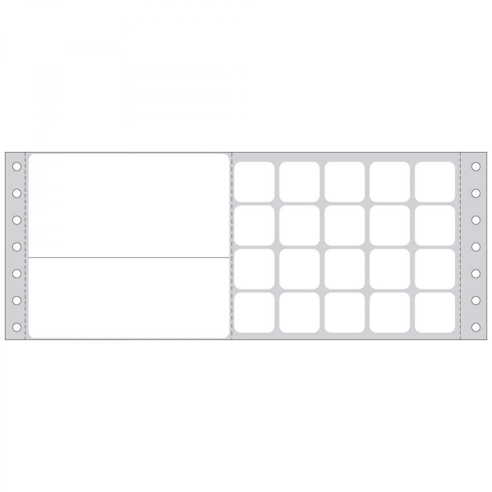 Label Misys/Sunquest Dot Matrix Paper Permanent 8" X 3 7/16" White 2000 Per Box