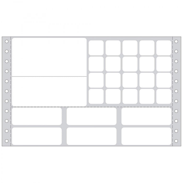 Label Misys/Sunquest Dot Matrix Paper Permanent 8" X 5 3/8" White 1000 Per Box