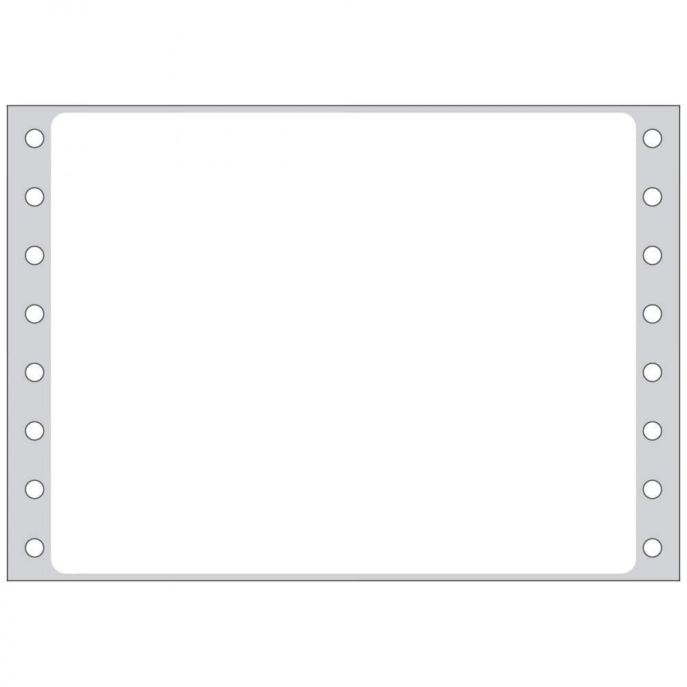 Label Dot Matrix Paper Permanent 5" X 3 15/16" White 2500 Per Box