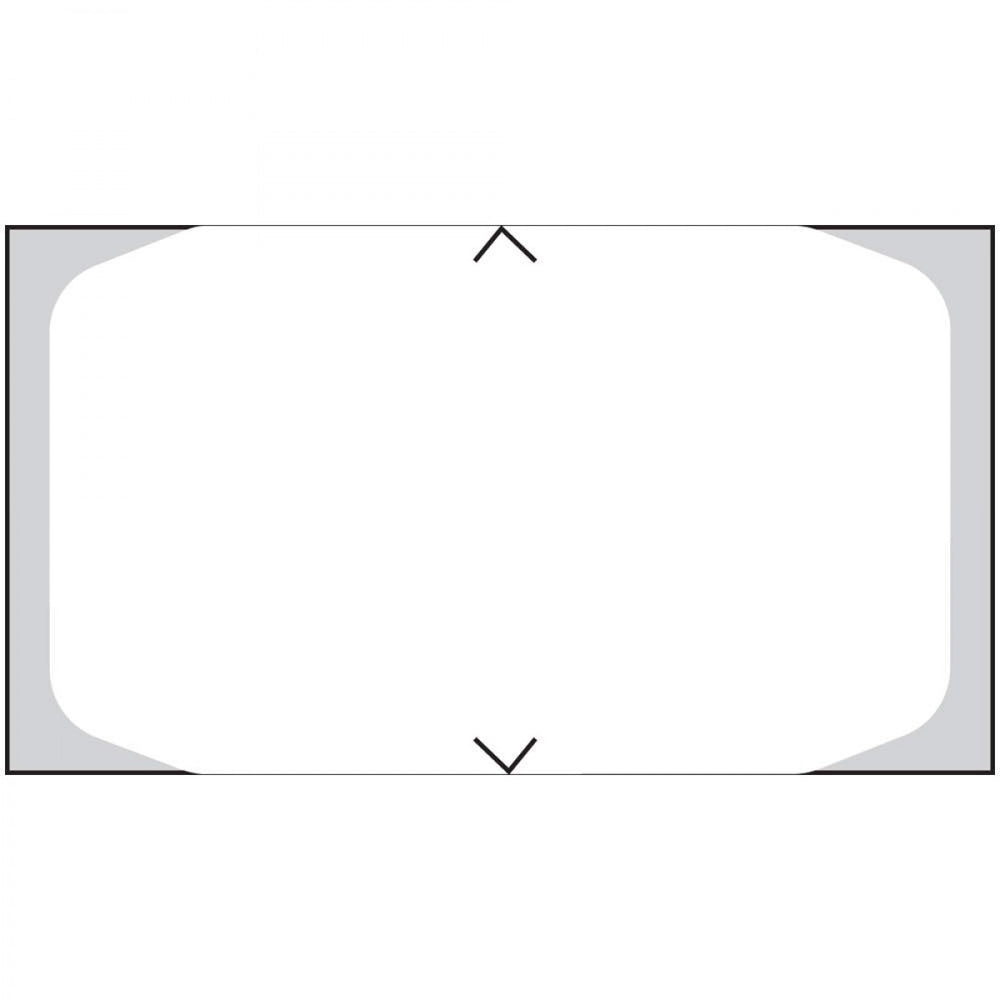 Label For Keystone And Healthcoder Printers Direct Thermal Paper Extra Permanent 1 5/8" Core 1 23/40" X 86/91" White 2250 Per Roll, 6 Rolls Per Box