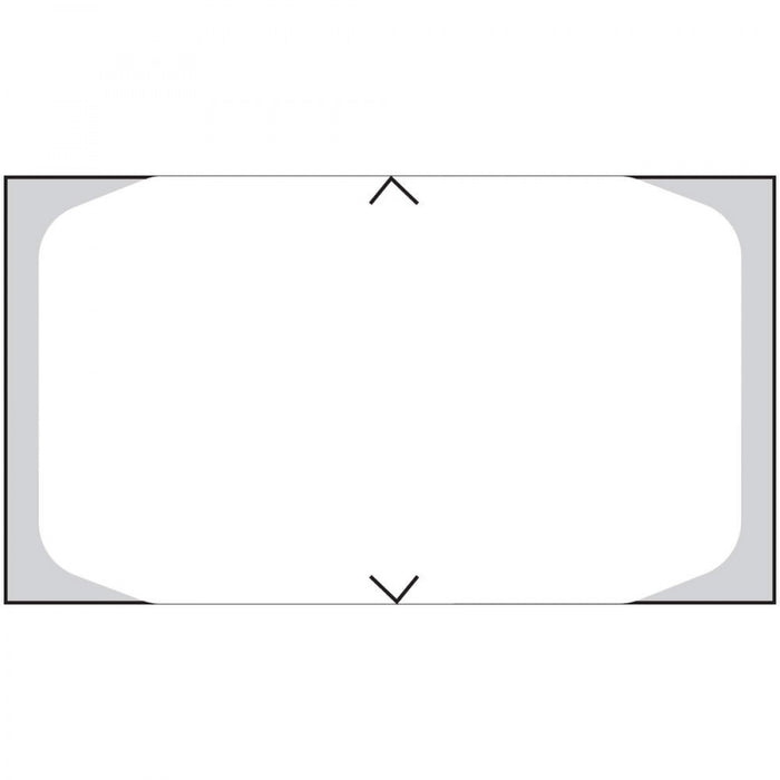 Label For Keystone And Healthcoder Printers Direct Thermal Paper Extra Permanent 1 5/8" Core 1 23/40" X 86/91" White 2250 Per Roll, 6 Rolls Per Box