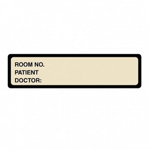 Centurion Centurion Nursing Chart Labels - Tan Blank Nursing Chart Label - DR4681