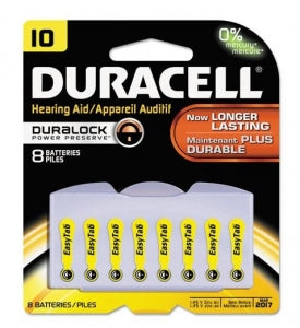 Duracell Lithium Medical Batteries - Zinc-Air Lithium Hearing Aid / Medical Batteries, (DA10B8ZM10) 1.4 V - 00041333661186