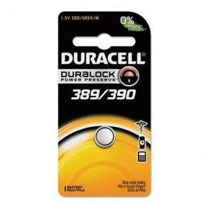 Duracell Silver Oxide (Button Cell) Watch Batteries - Button Cell Silver Oxide Watch Batteries, (D389/390PK) 1.5 V - 00041333661414