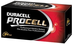 Duracell Procell Alkaline Batteries - Duracell Procell 9V Alkaline Batteries - PC1604