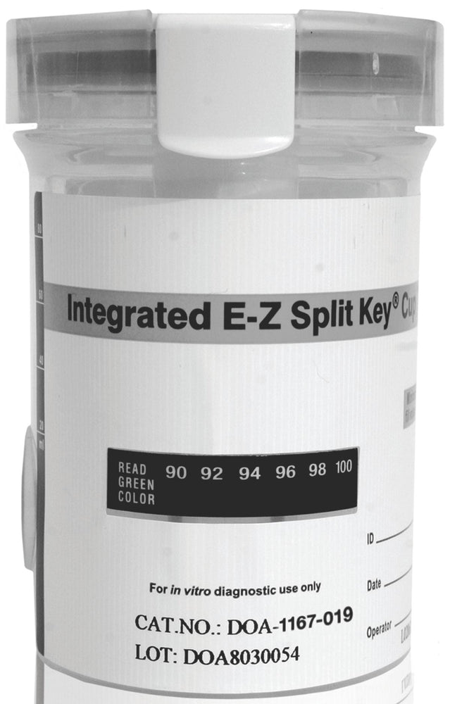 Integrated E-Z Key Cup 6 Panel Drug Test