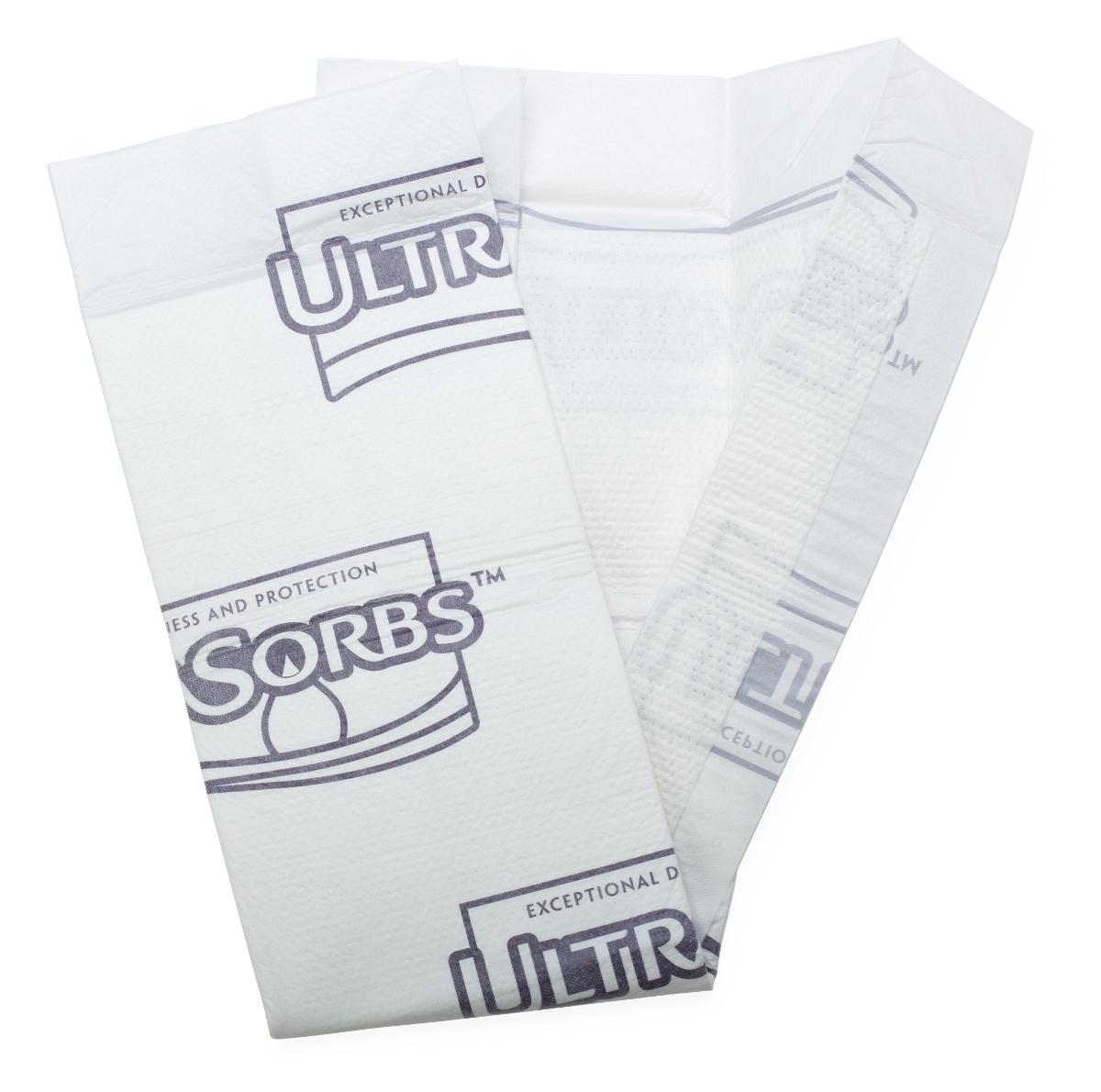 UltraSorbs Disposable Absorbent Drypad Underpads, Retail Packaging, 23" x 36", 7/PK