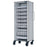 Distribution Systems Intnl Modu-Cell B Cells Modular Storage Units - Modu-Cell 71" B Cells Storage Unit, Single-Wide with Roll-Down Door and 8 Gray Baskets - D1-MC-71B/ROLL/8BSK-G