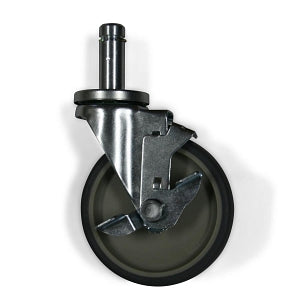 Distribution Systems Shelving Casters - 5" Stem Shelving Caster with Brake - T6-5CB