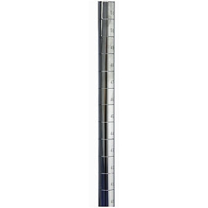 Distribution Systems Chrome Shelving Posts - Chrome Shelving Post, 63" - T6-P63CH