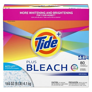 Procter & Gamble Tide plus Bleach Powder Detergent - Original Tide Plus Bleach Powder Detergent, 144 oz. - 10037000849985