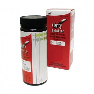 Clarity Diagnostics Clarity Urocheck Urine Strips - Clarity Urinalysis Strip, Protein / Glucose - DTG-2GP