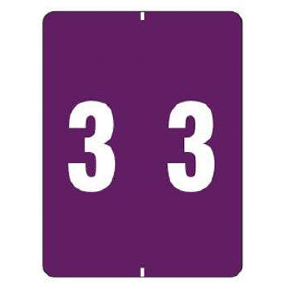 Color: Purple Dimensions: 1 1/2" X 2" 500/Roll