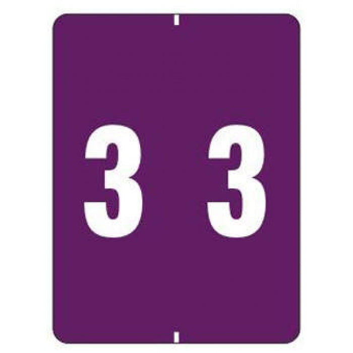 Color: Purple Dimensions: 1 1/2" X 2" 500/Roll