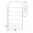 Centurion Centurion Quattro Syringe Spec Labels - McKesson / Cerner Notch Label, 3-1/2" x 1" - DTY315PH