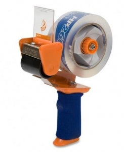 Henkel Corp Antimicrobial Handheld Tape Gun - Bladesafe Tape Gun with Tape, Metal and Plastic Body, 3" Core, Orange - 1078566