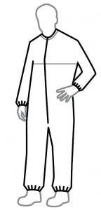 DuPont Tyvek Isoclean Series 253 Coveralls - Tyvek Coveralls with Isoclean, Sterile, Bound Seems and Neck, Dolman Sleeves, Zippered Front, Covered Elastic Wrists and Ankles, White, Size 4XL - IC253BWH4X0025CS